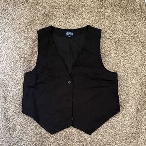 Black Trouser Vest